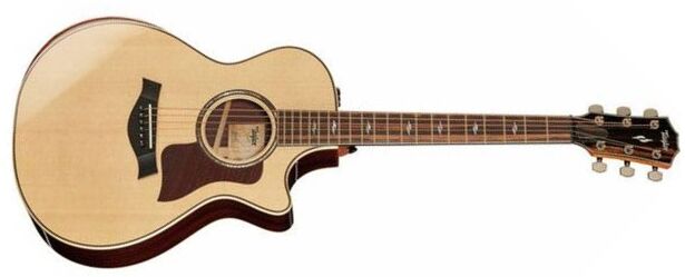 Taylor 812ce 12-fret Dlx V-class 2019 Grand Concert Cw Epicea Palissandre Eb Es2 - Natural - Folk guitar - Main picture