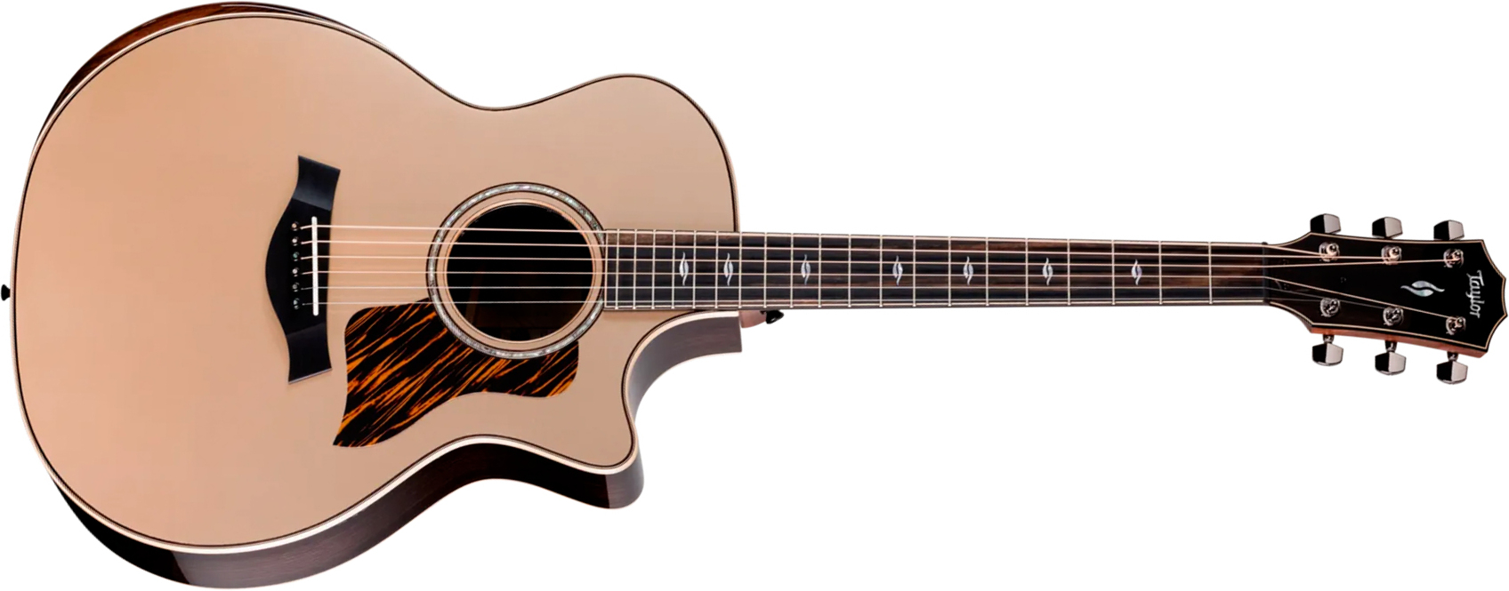 Taylor 814ce Ltd Casablanca Beige Top - Casablanca Beige Metallic - Folk guitar - Main picture