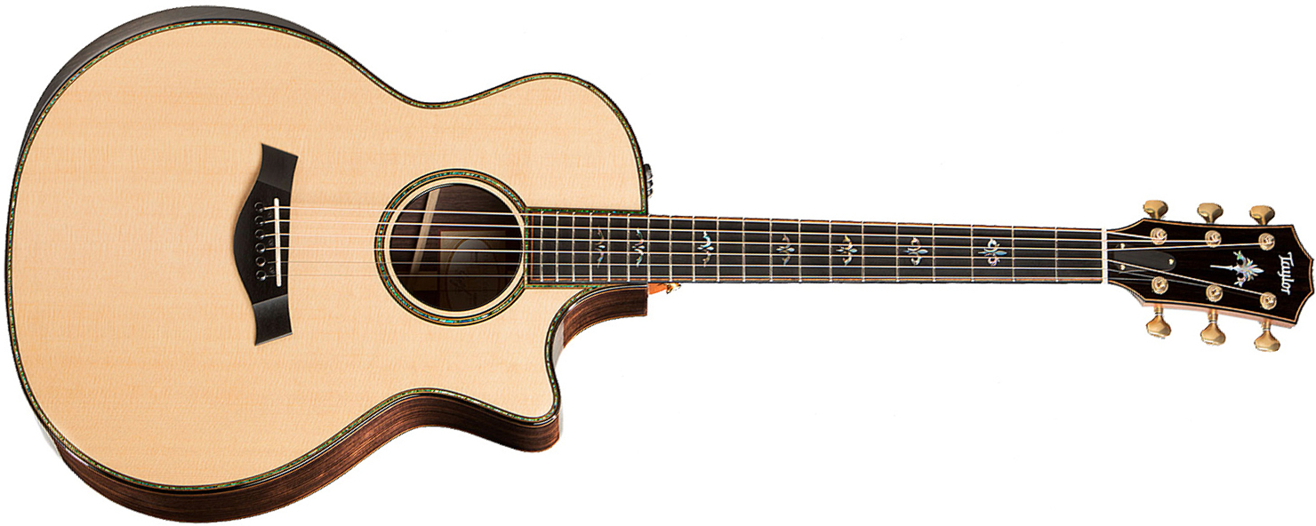 Taylor 914ce Grand Auditorium Epicea Palissandre Eb Es2 - Natural - Electro acoustic guitar - Main picture