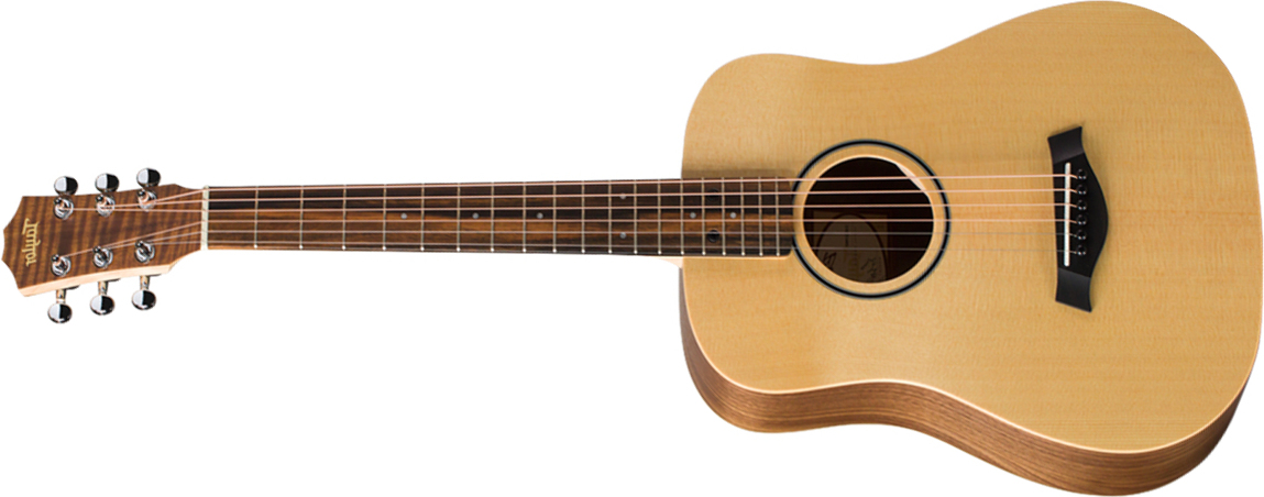 Taylor Baby Bt1 Mini Dreadnought Walnut Gaucher Eb +housse - Natural - Acoustic guitar & electro - Main picture