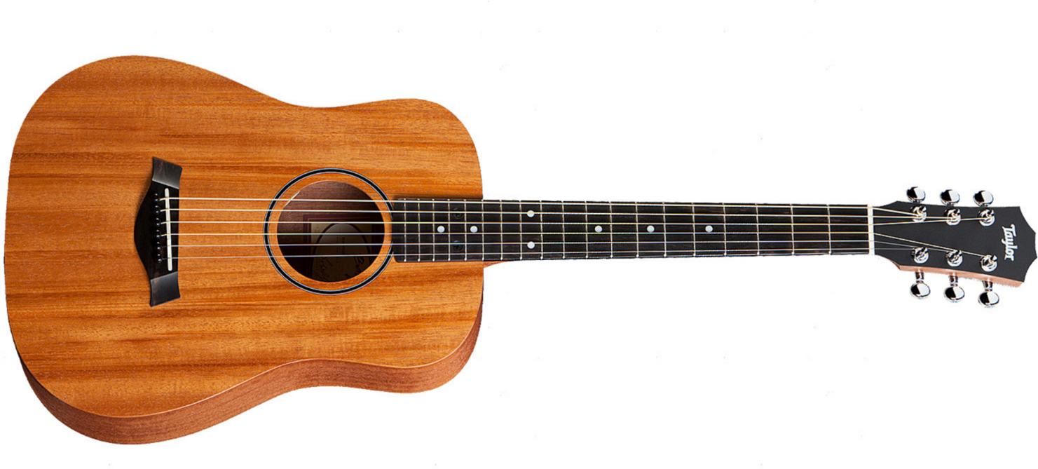 Taylor Baby Mahogany Bt2e Mini Dreadnought Acajou Sapele Eb Esb +housse - Natural Satin - Acoustic guitar & electro - Main picture