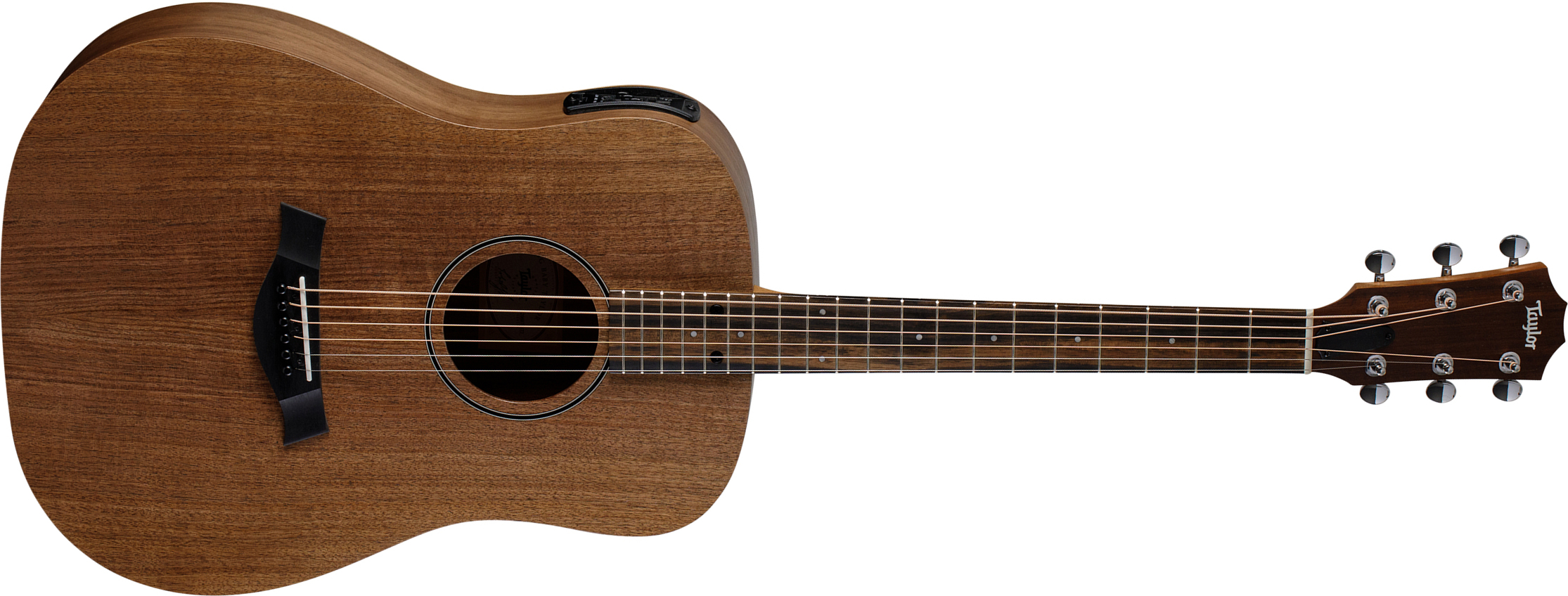 Taylor Big Baby Bbte Walnut/walnut Dreadnought 15/16 Tout Noyer Eb Es-b - Natural - Travel acoustic guitar - Main picture