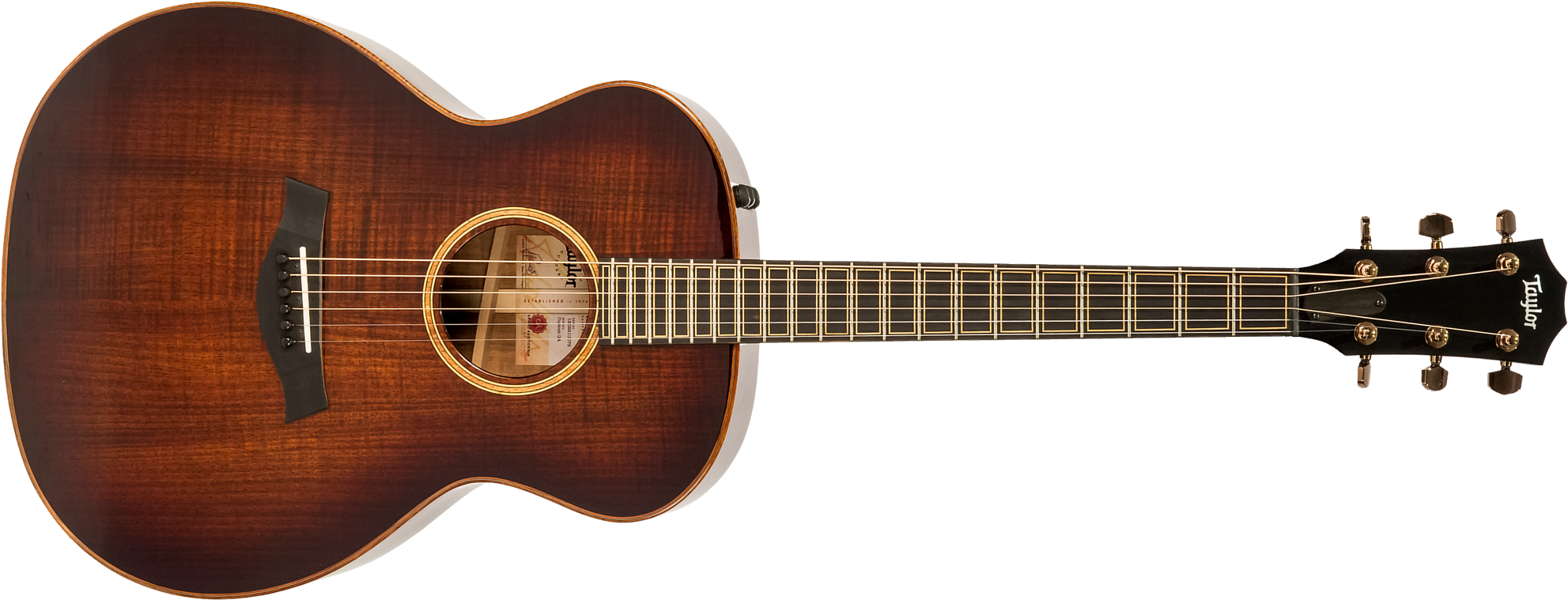 Taylor Custom Ga-e V-class Grand Auditorium Cw Tout Blackwood Eb Es2 #1202210075 - Sunburst - Electro acoustic guitar - Main picture