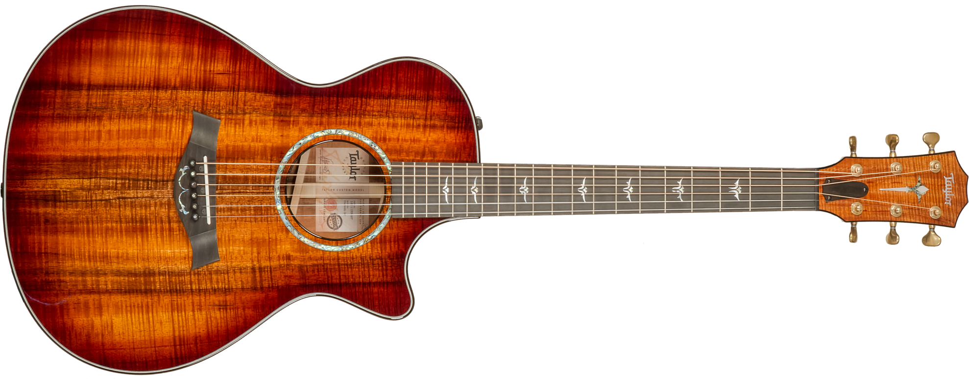 Taylor Custom Shop Gc-e Grand Concert Cw Tout Koa Eb Es2 #1211133097 - Sunburst - Folk guitar - Main picture