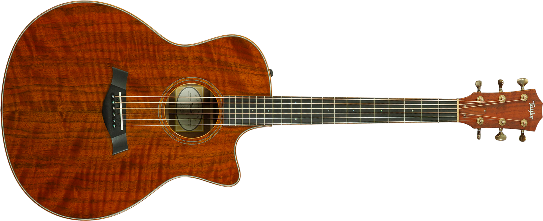 Taylor Custom Shop Gs-ce Koa Grand Symphony Cw Tout Koa Eb Es2 #1105106127 - Natural - Folk guitar - Main picture