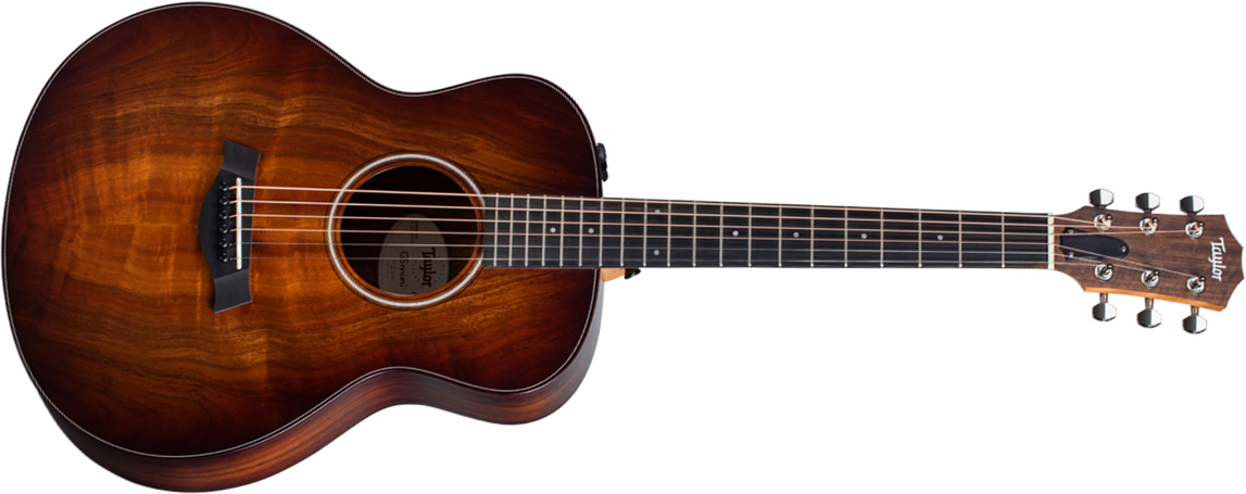 Taylor Gs Mini-e Koa Plus Parlor Tout Koa Eb Es-2 - Shaded Edge Burst - Travel acoustic guitar - Main picture