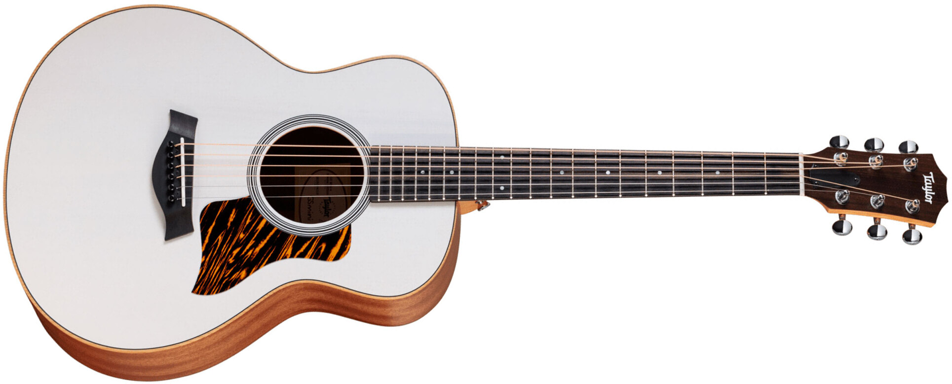 Taylor Gs Mini-e Special Edition Epicea Sapele Eb Esb - Trans White - Folk guitar - Main picture