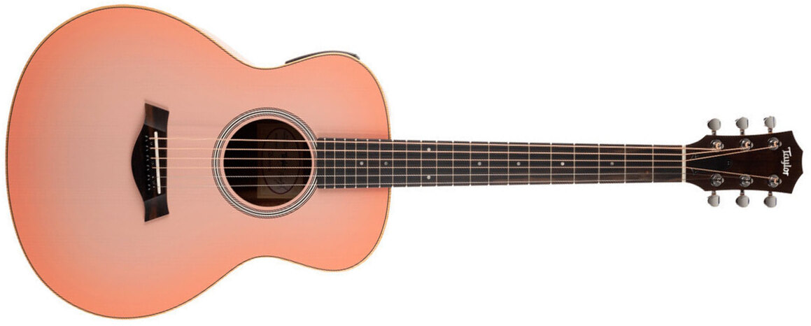Taylor Gs Mini-e Special Edition Parlor Shsc Epicea Sapele Eb Esb - Sakuraburst - Folk guitar - Main picture