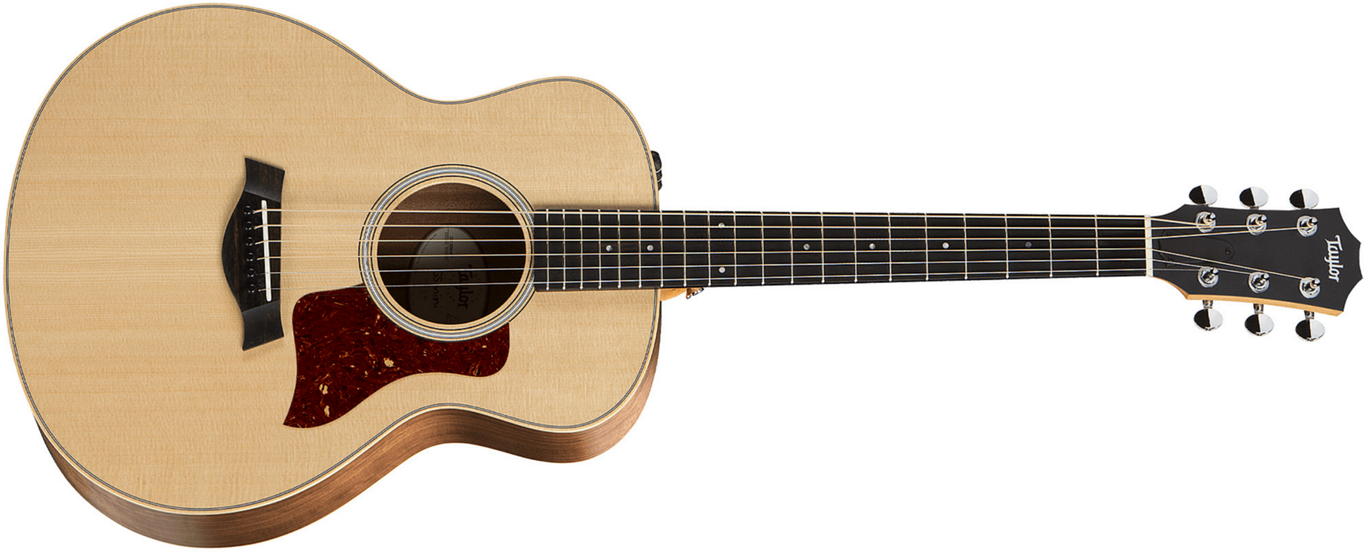 Taylor Gs Mini-e Walnut Epicea Noyer Esb - Natural - Travel acoustic guitar - Main picture