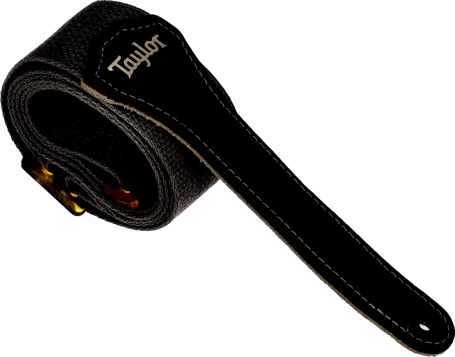 Taylor Gs Mini Guitar Strap Cotton 2-inches Black 4013-20 - Guitar strap - Main picture