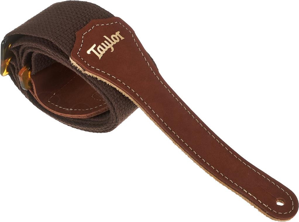 Taylor Gs Mini Guitar Strap Cotton 2-inches Brown 4012-20 - Guitar strap - Main picture