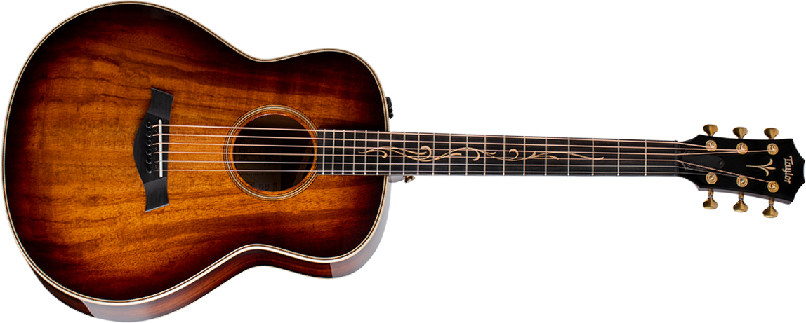 Taylor Gt K21e Grand Theater Concert Tout Koa Eb Es2 - Shaded Edgeburst - Electro acoustic guitar - Main picture