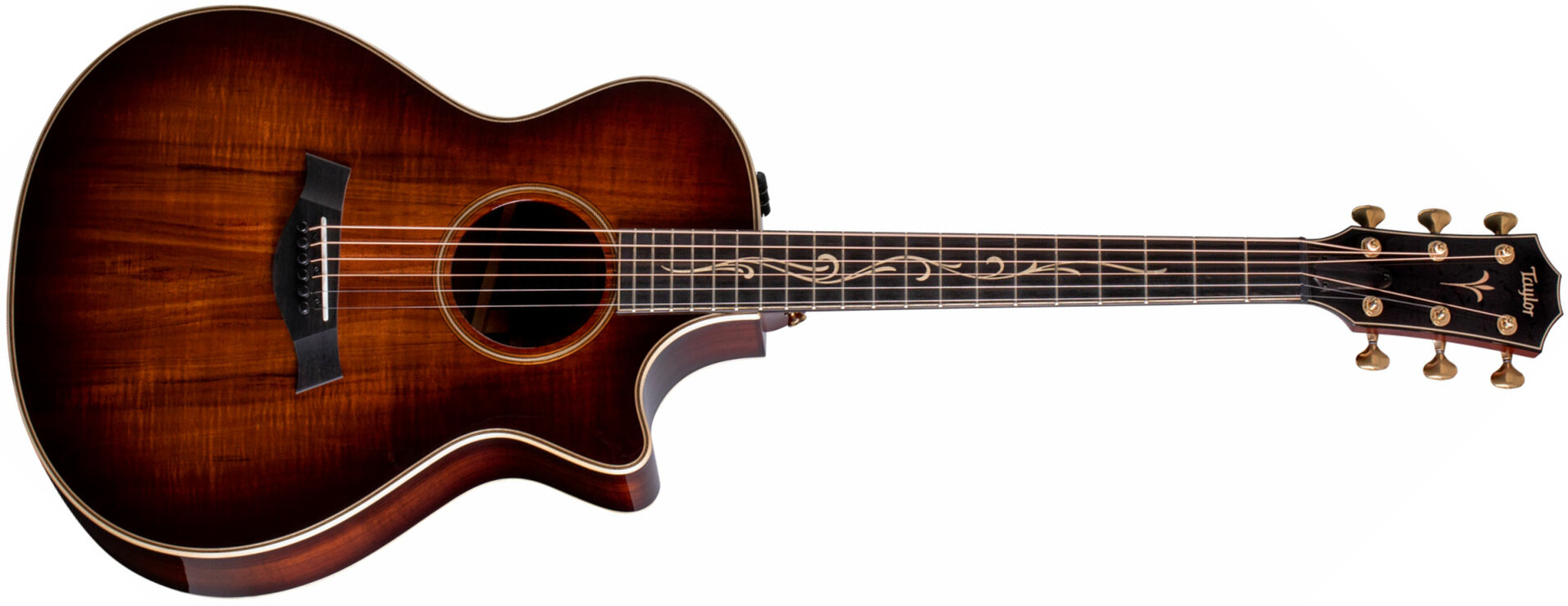 Taylor K22ce Grand Concert Cw Tout Koa Eb Es2 - Shaded Edgeburst - Electro acoustic guitar - Main picture