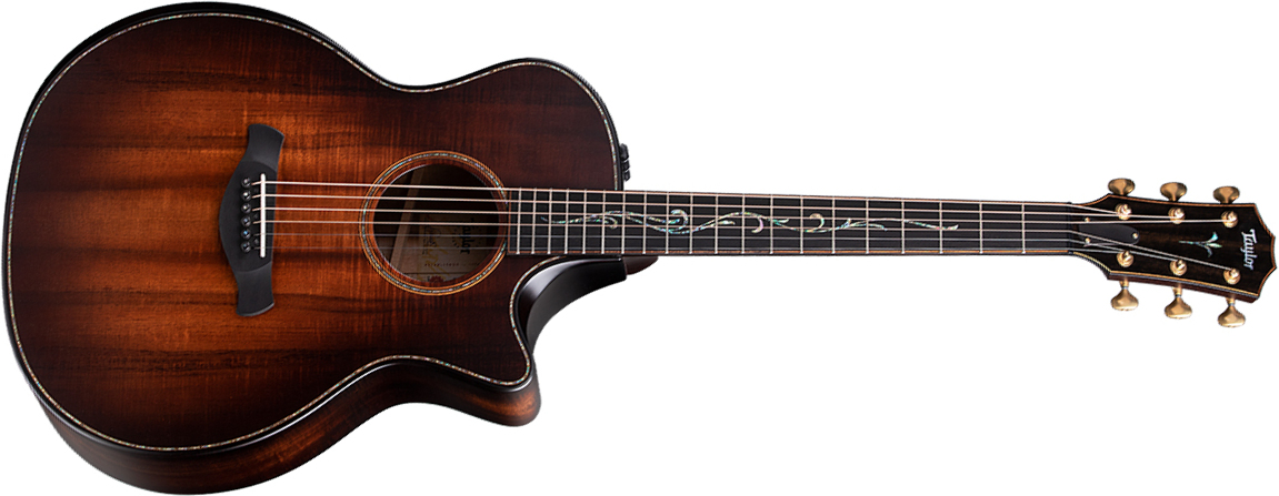 Taylor K24ce Builder's Edition V-class Grand Auditorium Cw Tout Koa Eb Es2 - Kona Burst - Electro acoustic guitar - Main picture