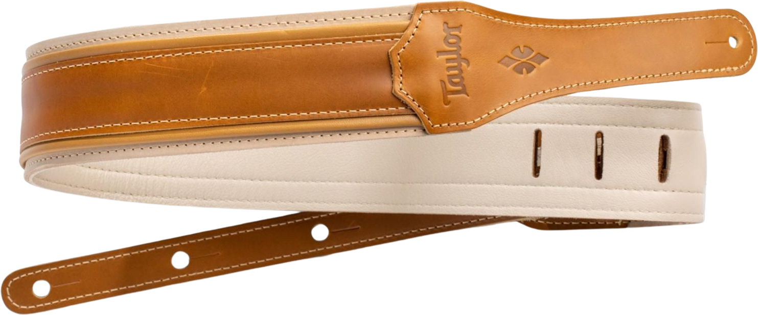Taylor Reflections Leather Guitar Strap 2.5-inc Palomino 4112-25 Cuir - Guitar strap - Main picture