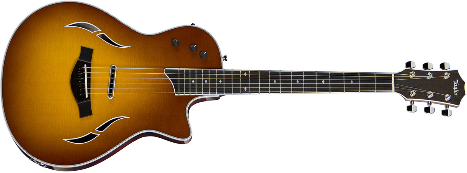 Taylor T5z Standard Epicea Sapele Eb - Honey Sunburst - Semi-hollow electric guitar - Main picture