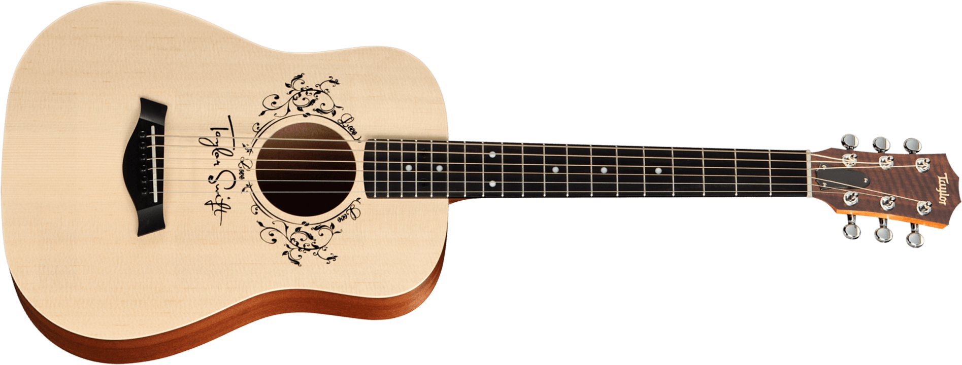 Taylor Taylor Swift Baby Tsbt Signature Dreadnought 3/4 Shsc Epicea Sapele Eb - Natural Matte - Folk guitar - Main picture