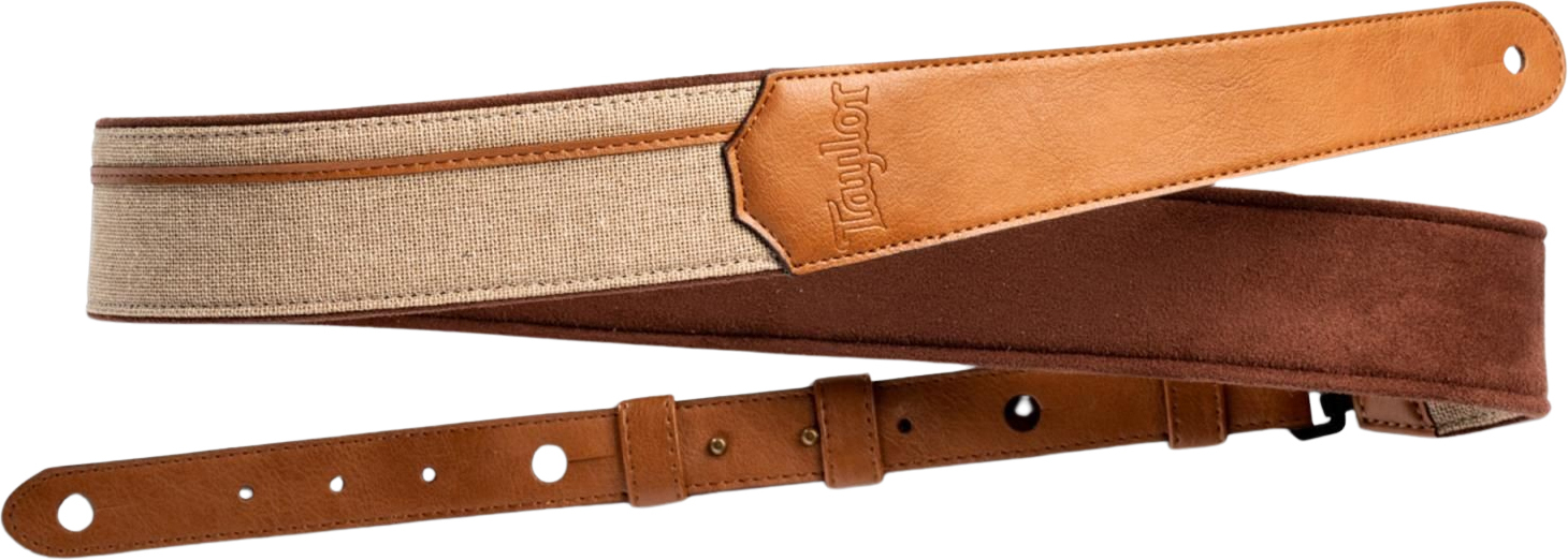 Taylor Vegan Leather Guitar Strap 2.5-inc Tan 4203-25 Cuir - Guitar strap - Main picture
