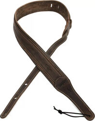 Guitar strap Taylor Element Leather Guitar Strap 2.5 inch - Dark Brown