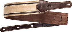 Guitar strap Taylor 2.5-inc. Reflections Leather Guitar Strap 4111-25 - Spruce/Ebony