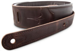 Guitar strap Taylor Spring Vine Leather Guitar Strap #4124-25 - Chocolate Brown