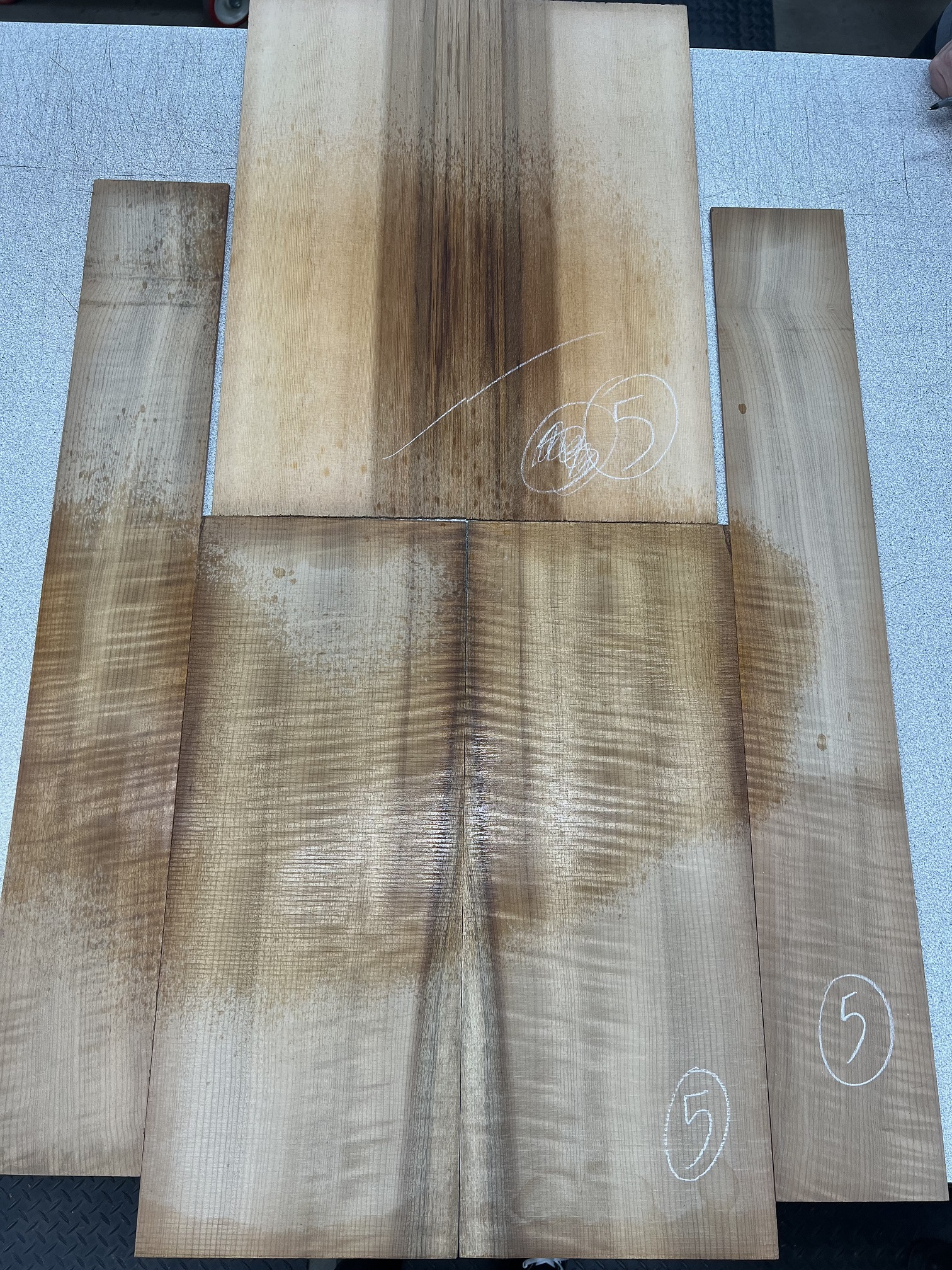 Taylor Custom Shop Ga-e Grand Auditorium Cw Cedre Myrte Eb Es2 #1211163099 - Natural - Folk guitar - Variation 7