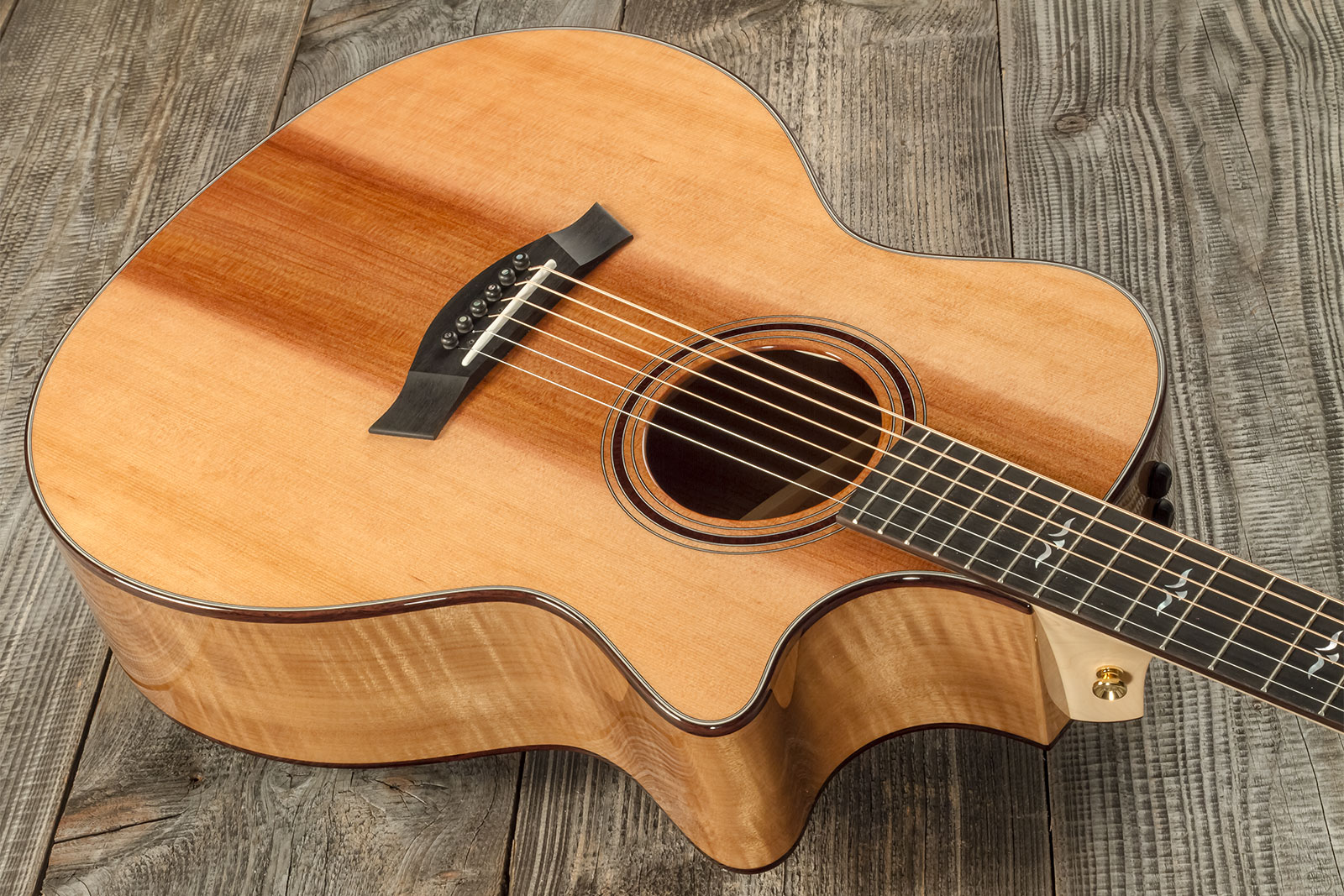 Taylor Custom Shop Ga-e Grand Auditorium Cw Cedre Myrte Eb Es2 #1211163099 - Natural - Folk guitar - Variation 2