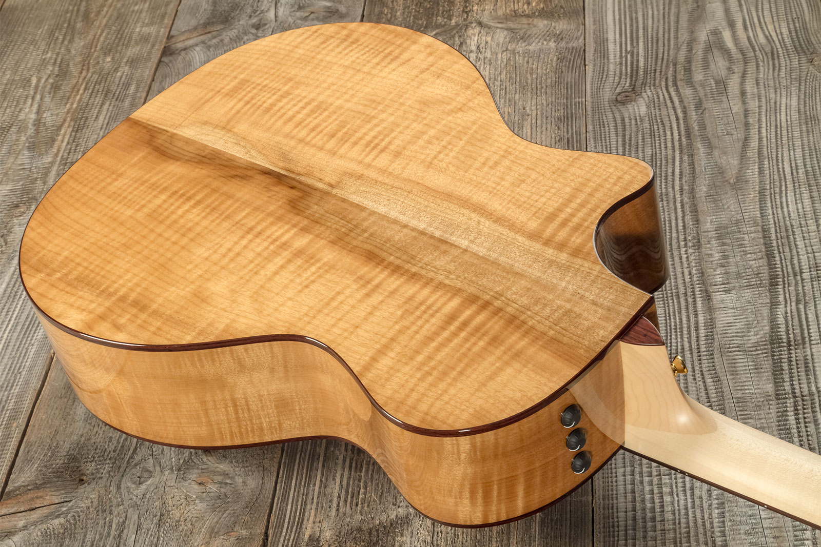 Taylor Custom Shop Ga-e Grand Auditorium Cw Cedre Myrte Eb Es2 #1211163099 - Natural - Folk guitar - Variation 4