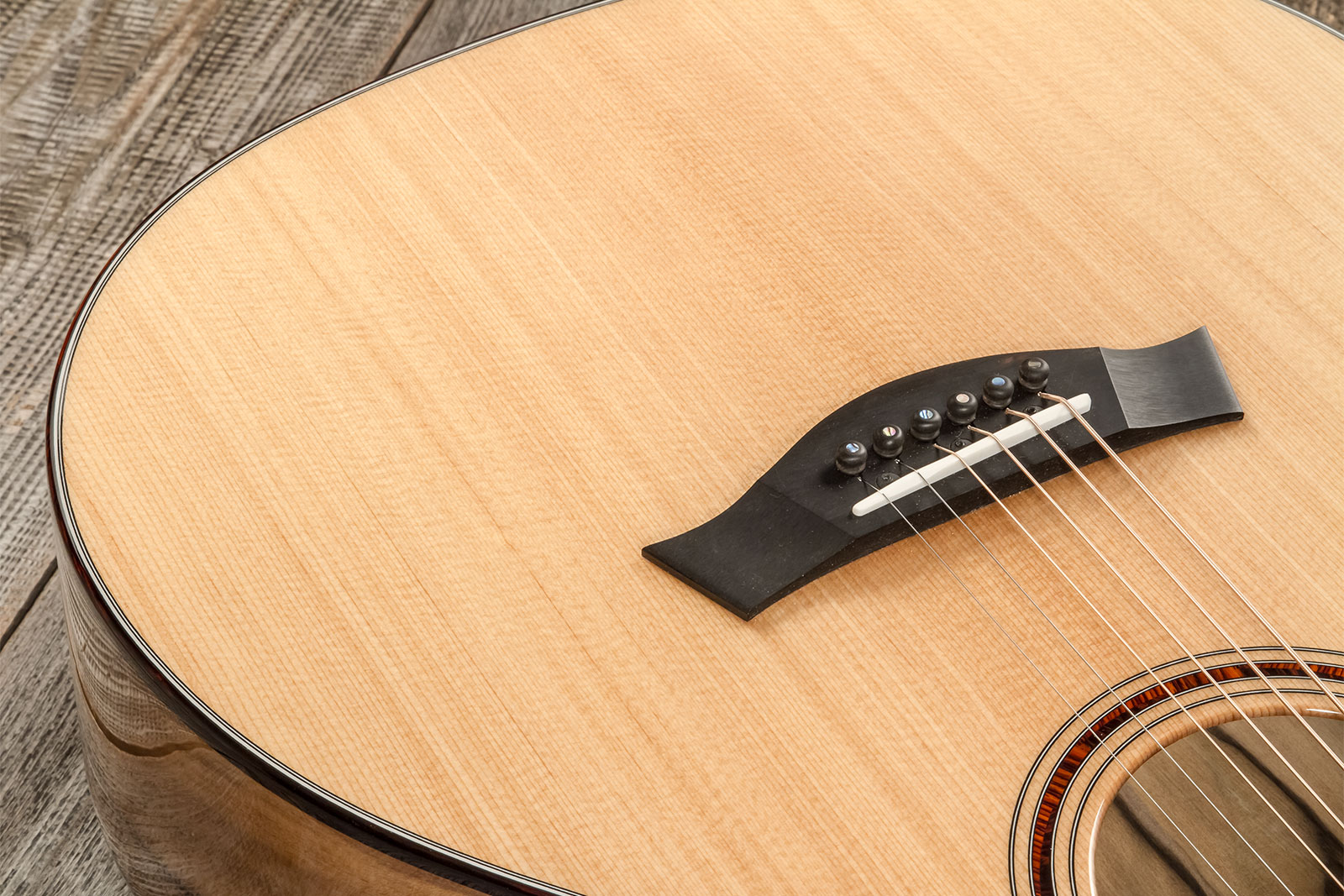 Taylor Custom Shop Ga-e Grand Auditorium Cw Epicea Blackheart Sassafras Eb Es2 #1211103096 - Natural - Folk guitar - Variation 3