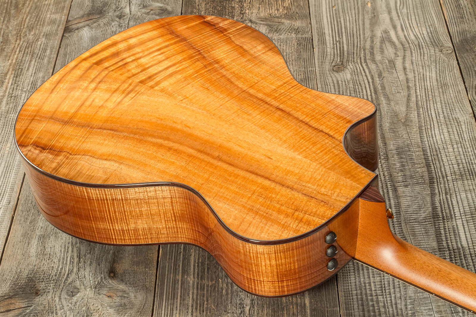 Taylor Custom Shop Ga-e Grand Auditorium Cw Tout Koa Eb Es2 #1211143039 - Natural - Acoustic guitar & electro - Variation 5