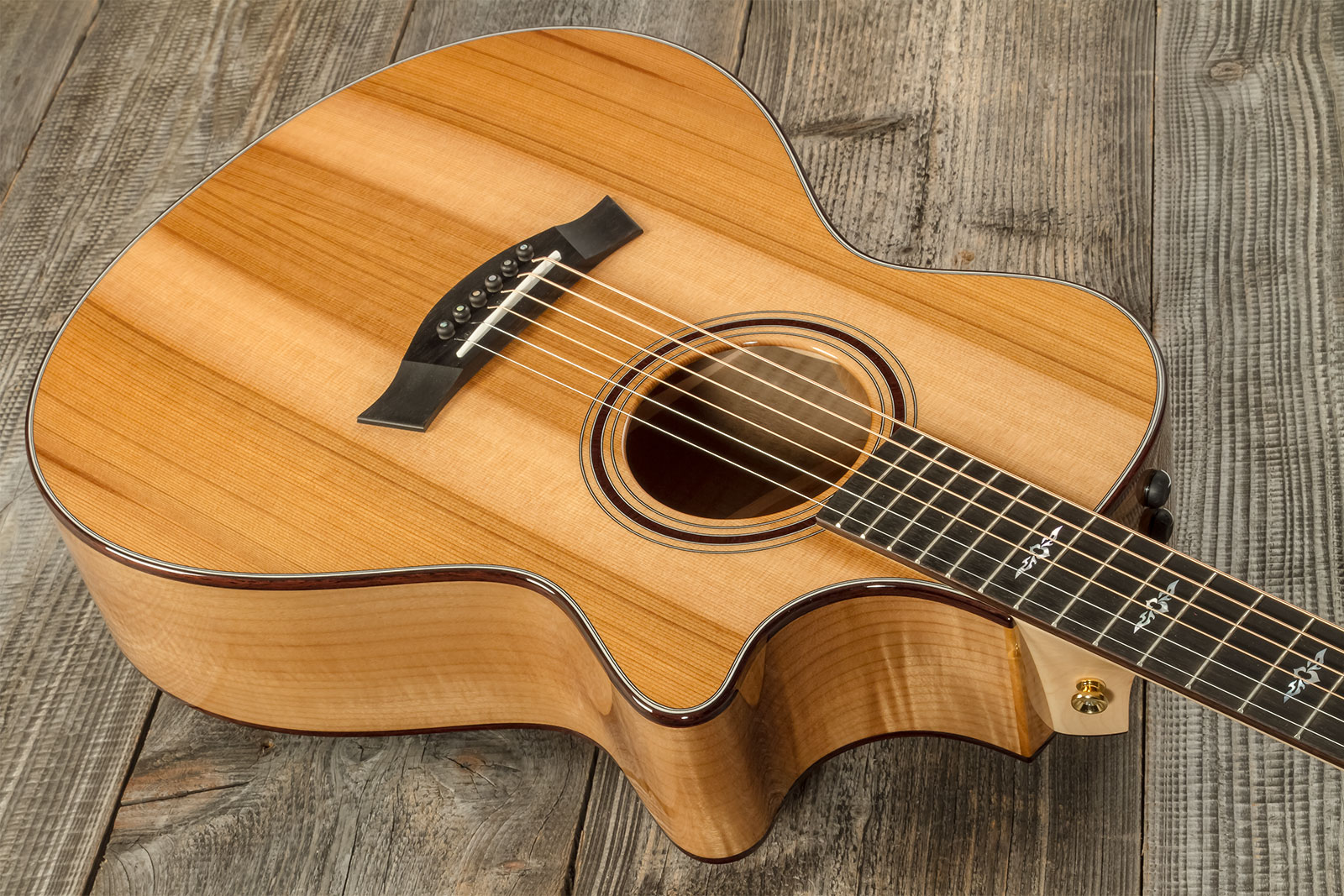 Taylor Custom Shop Gc-e Grand Concert Cw Cedre Myrte Eb Es2 #1211143037 - Natural - Folk guitar - Variation 2