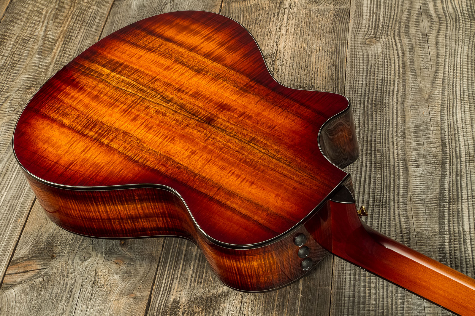 Taylor Custom Shop Gc-e Grand Concert Cw Tout Koa Eb Es2 #1211133097 - Sunburst - Folk guitar - Variation 5