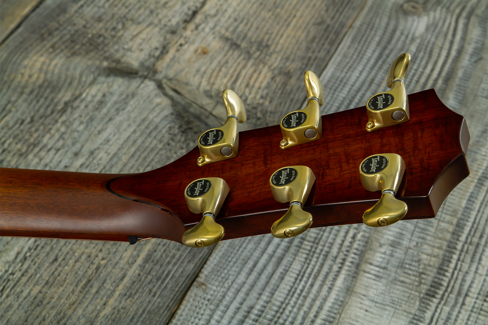 Taylor Custom Shop Grand Auditorium Cw Redwood / Koa Eb Es2 #1211143039 #1210103110 - Shaded Edgeburst - Folk guitar - Variation 12