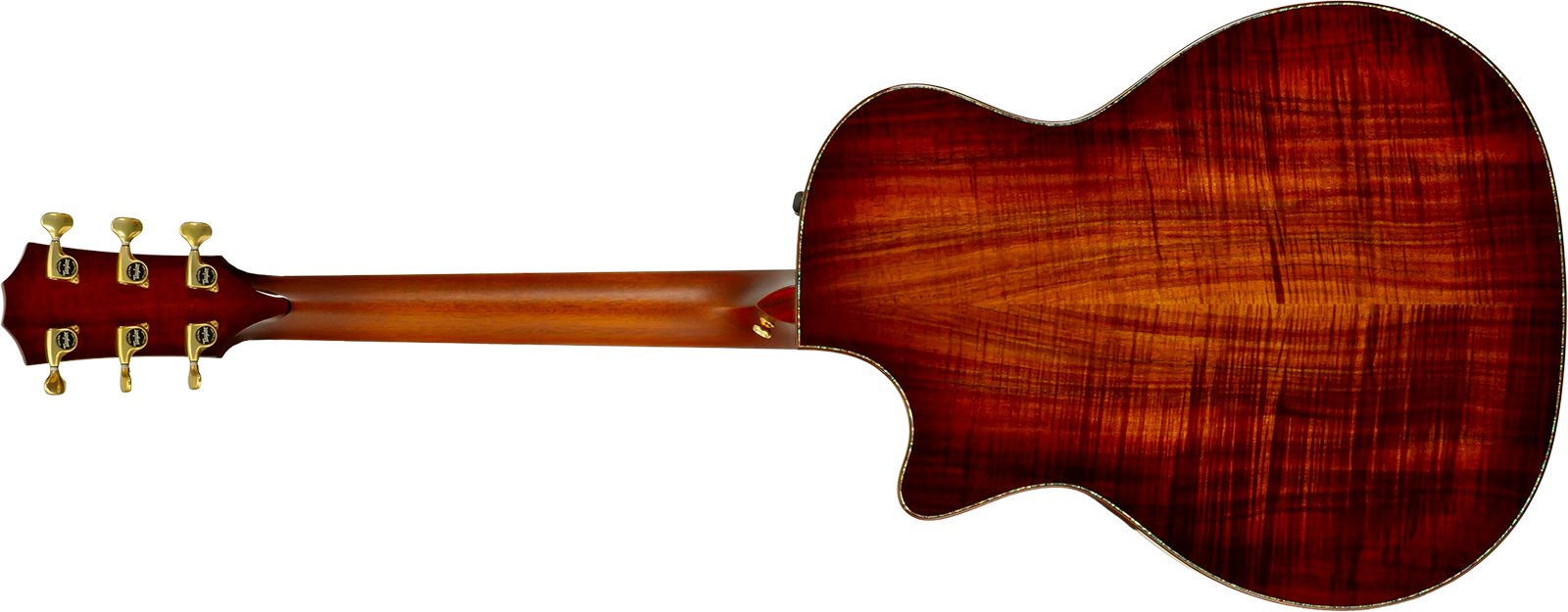 Taylor Custom Shop Grand Auditorium Cw Redwood / Koa Eb Es2 #1211143039 #1210103110 - Shaded Edgeburst - Folk guitar - Variation 1