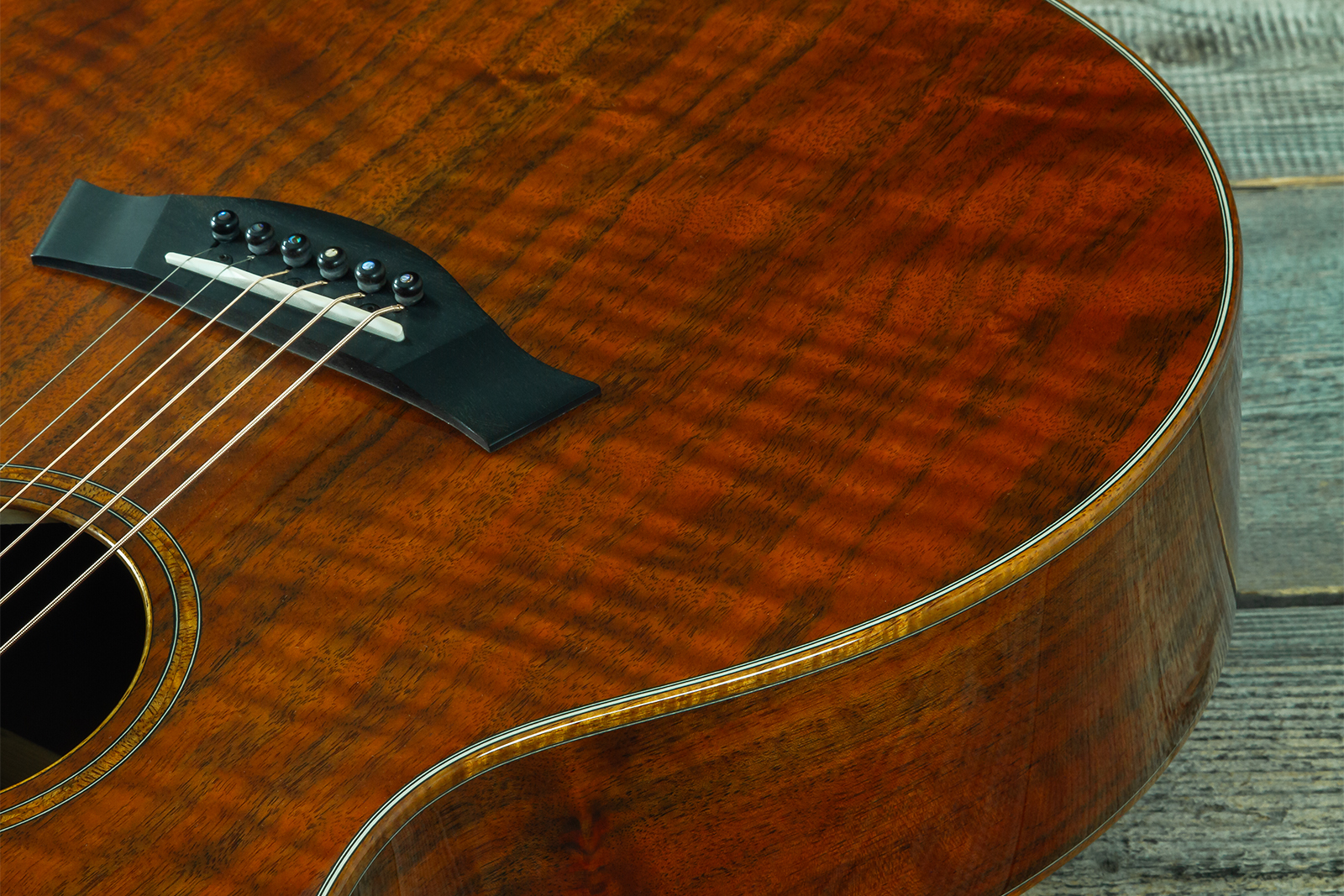 Taylor Custom Shop Gs-ce Koa Grand Symphony Cw Tout Koa Eb Es2 #1105106127 - Natural - Folk guitar - Variation 4