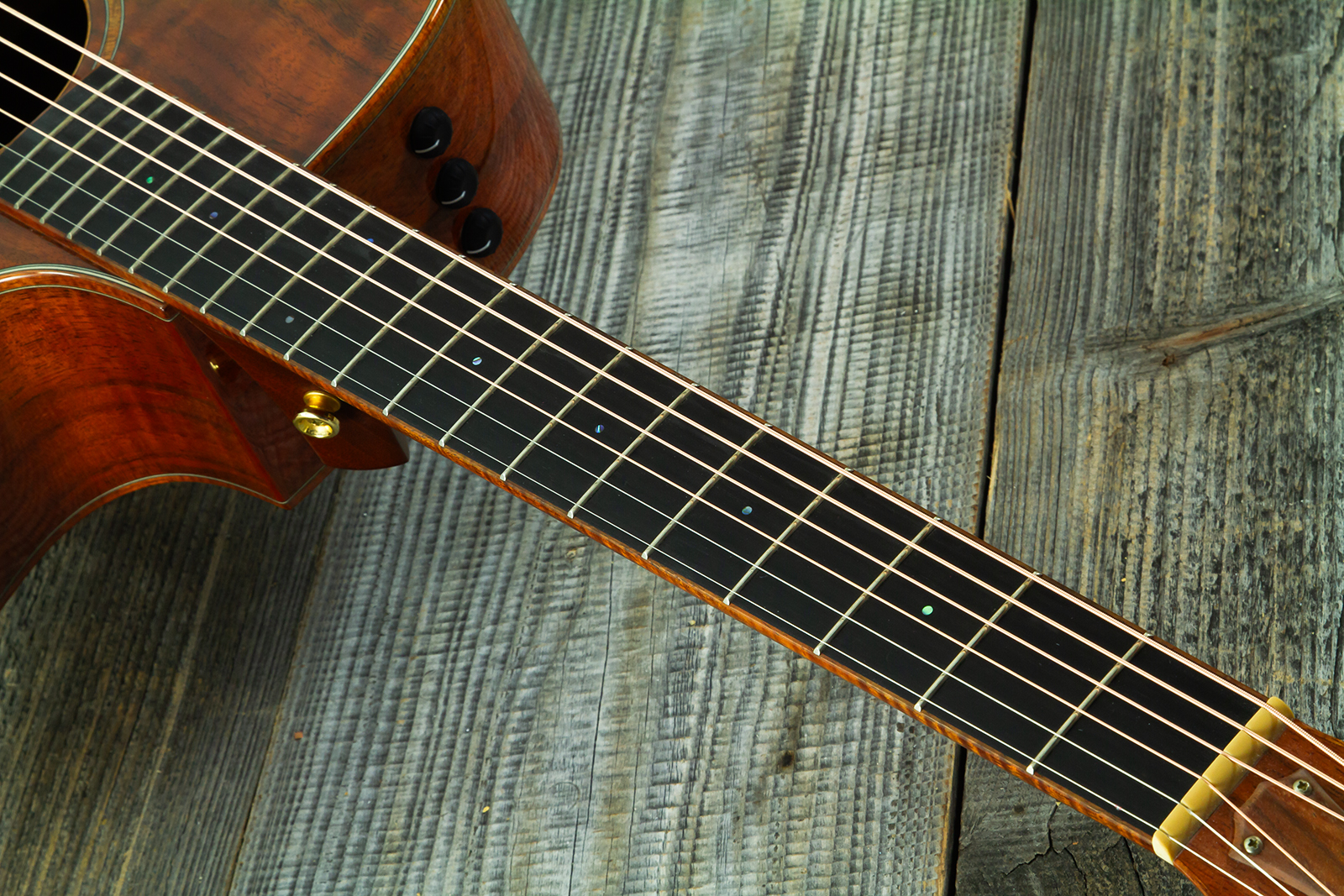 Taylor Custom Shop Gs-ce Koa Grand Symphony Cw Tout Koa Eb Es2 #1105106127 - Natural - Folk guitar - Variation 8