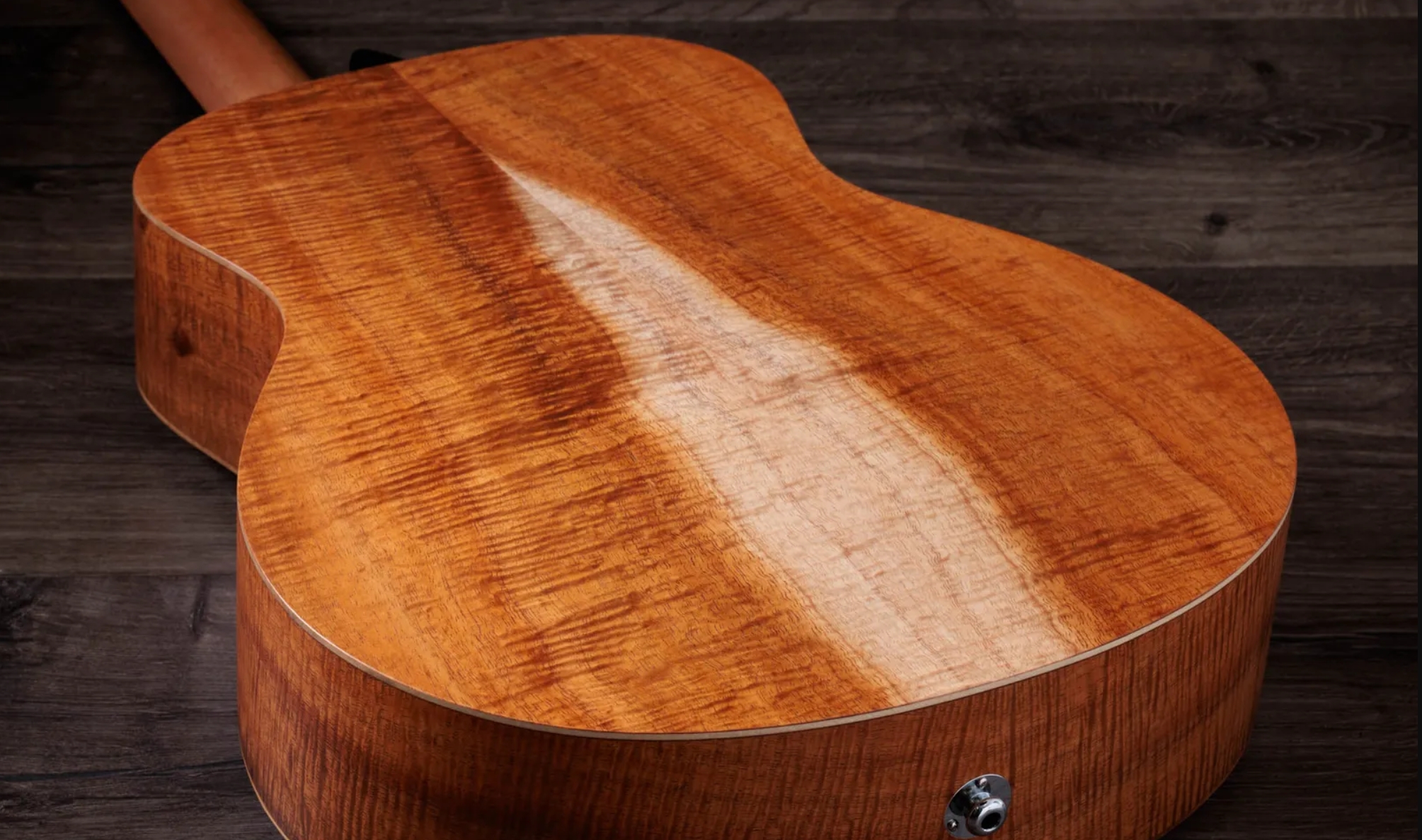 Taylor Gs Mini-e Ltd Figured Koa Parlor Shsc Epicea Koa Eb Esb - Natural Matte - Folk guitar - Variation 4