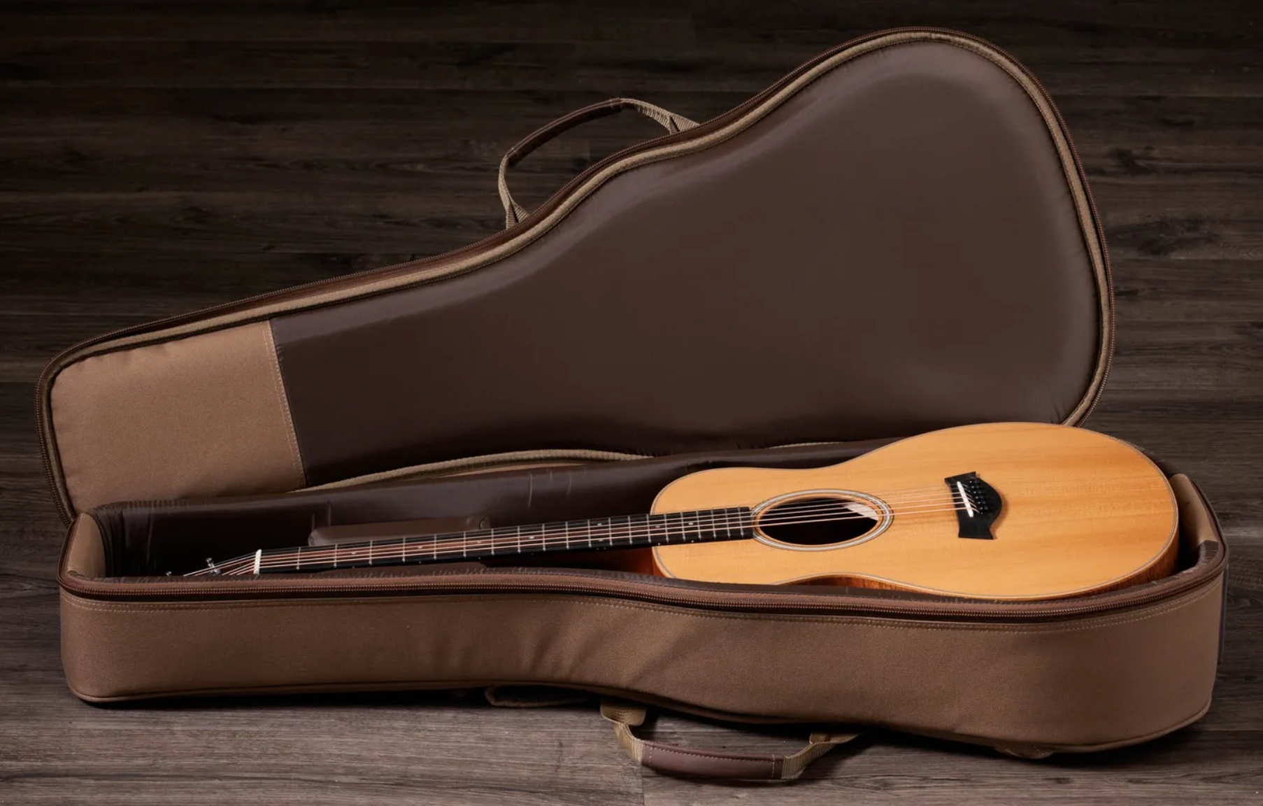 Taylor Gs Mini-e Ltd Figured Koa Parlor Shsc Epicea Koa Eb Esb - Natural Matte - Folk guitar - Variation 6