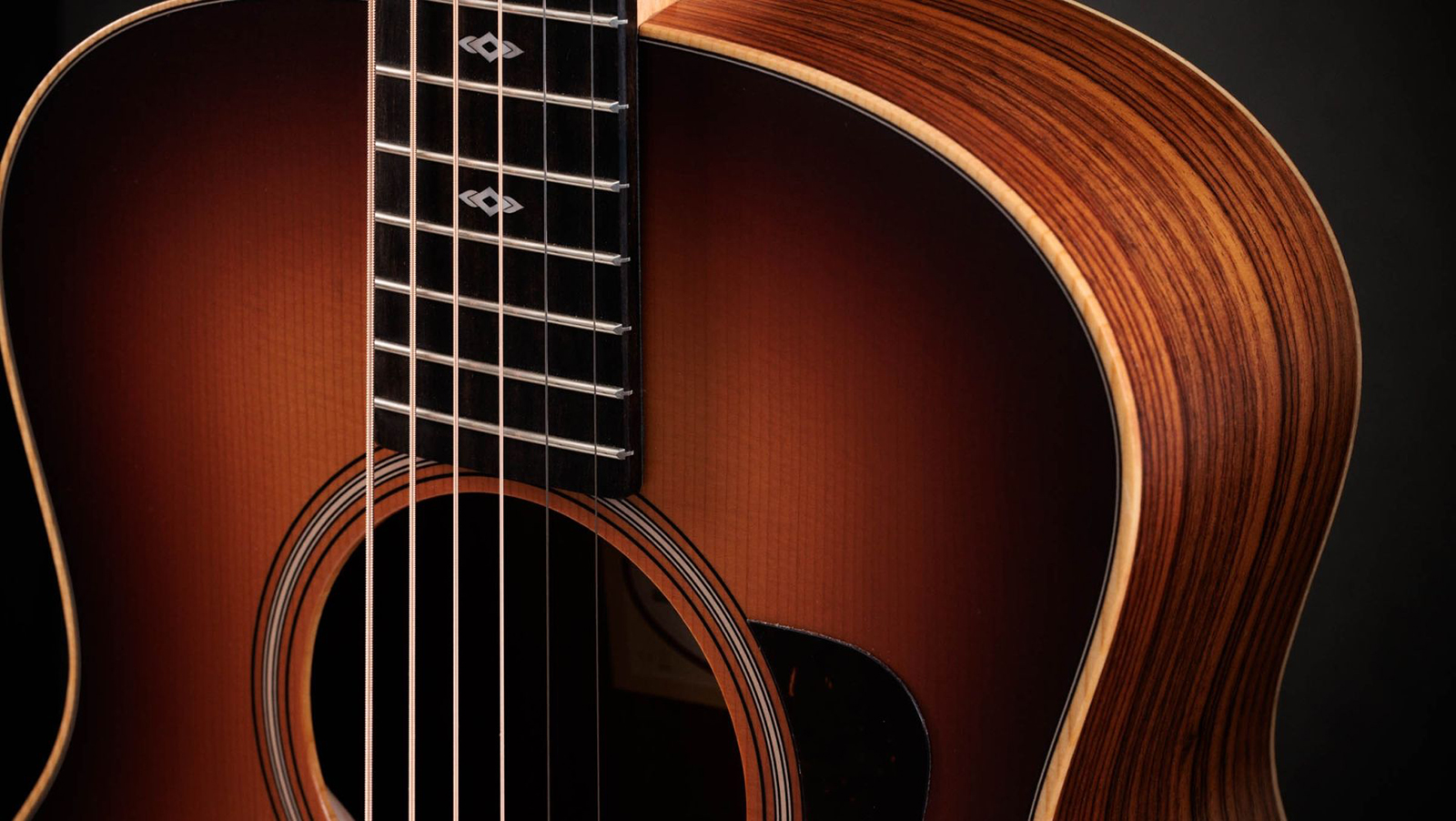 Taylor Gs Mini-e Rosewood Sunset Blvd Seb Parlor Shsc Epicea Sapele Eb Esb - Sunset Edgeburst Matte - Folk guitar - Variation 2