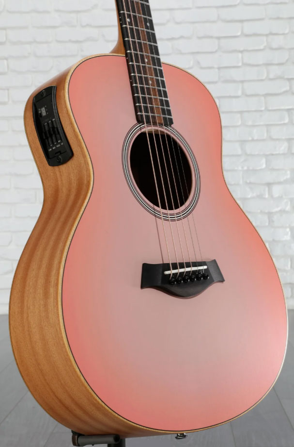 Taylor Gs Mini-e Special Edition Parlor Shsc Epicea Sapele Eb Esb - Sakuraburst - Folk guitar - Variation 3