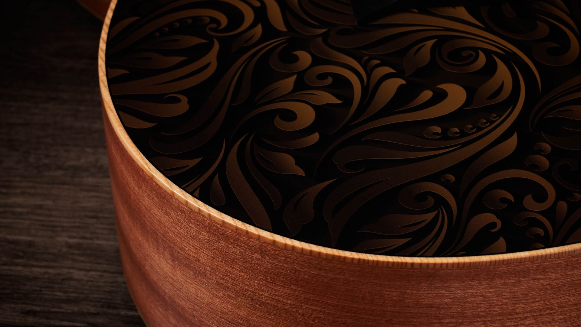 Taylor Gs Mini-e Special Edition Parlor Shsc Epicea Sapele Es-b Eb - Paisley Burst - Folk guitar - Variation 4