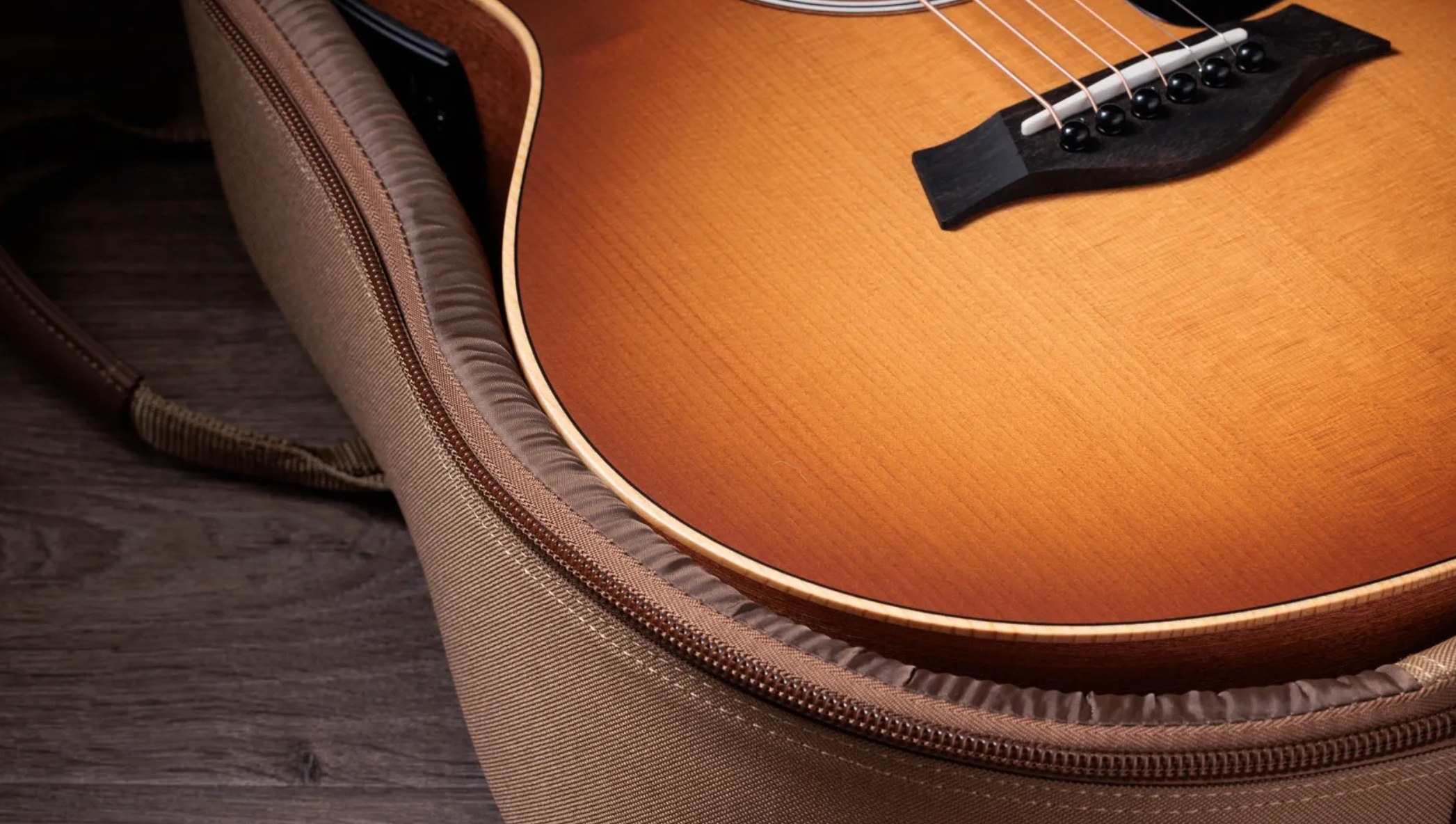 Taylor Gs Mini-e Special Edition Parlor Shsc Epicea Sapele - Honeyburst - Folk guitar - Variation 4