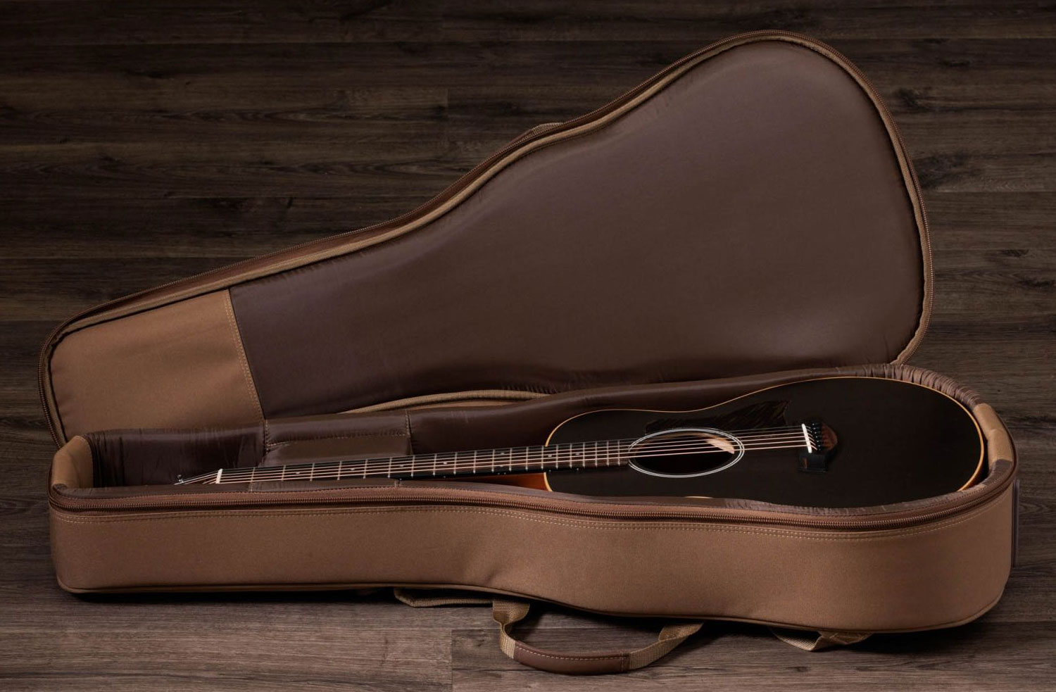 Taylor Gs Mini-e Special Edition Shsc Epicea Sapele Eb Esb - Trans Black - Folk guitar - Variation 5