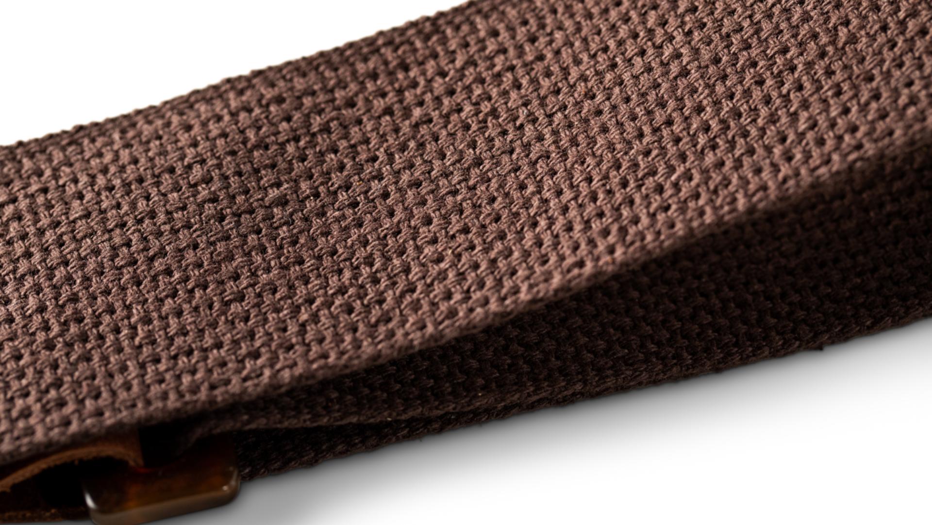 Taylor Gs Mini Guitar Strap Cotton 2-inches Brown 4012-20 - Guitar strap - Variation 2