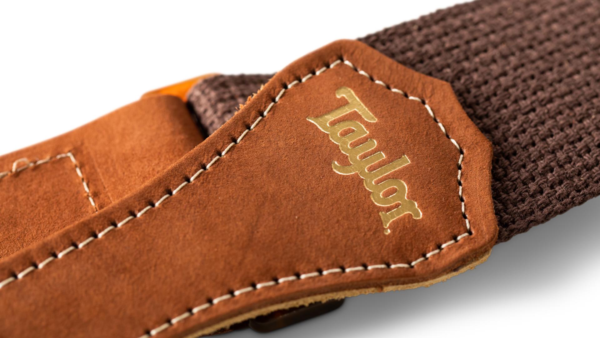 Taylor Gs Mini Guitar Strap Cotton 2-inches Brown 4012-20 - Guitar strap - Variation 3