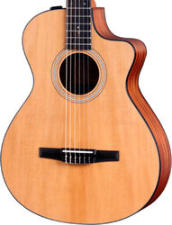 Classical guitar 4/4 size Taylor 112ce-N - Natural Matte