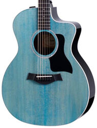 Electro acoustic guitar Taylor 214ce DLX LTD - Trans blue top