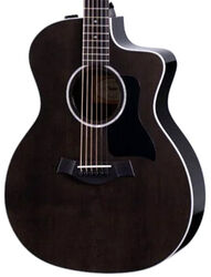Electro acoustic guitar Taylor 214ce DLX LTD - Trans grey top
