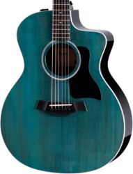 Folk guitar Taylor 214ce Plus Special Edition - Trans blue