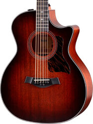 Folk guitar Taylor 324ce Baritone-8 LTD (8-String) - Shaded Edgeburst Top Satin